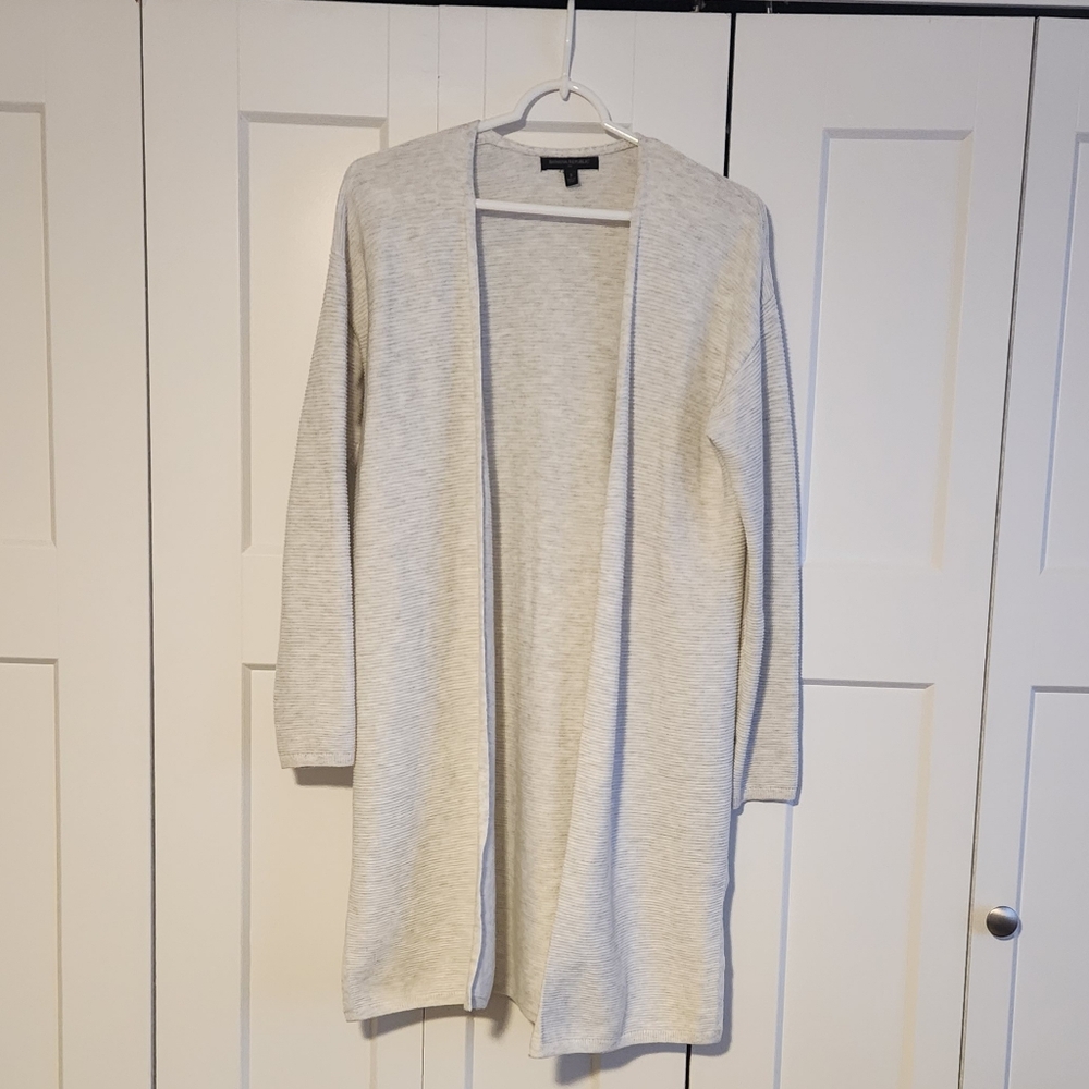 Banana Republic Oatmeal Long Cardigan